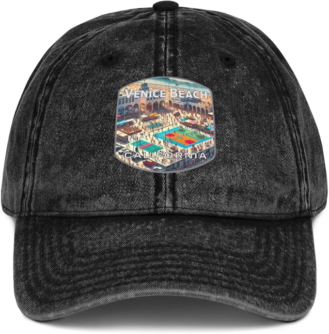 Los Angeles California Design 2 Unisex Mesh Back Trucker Hat – Adjustable Snapback with Silhouette Design