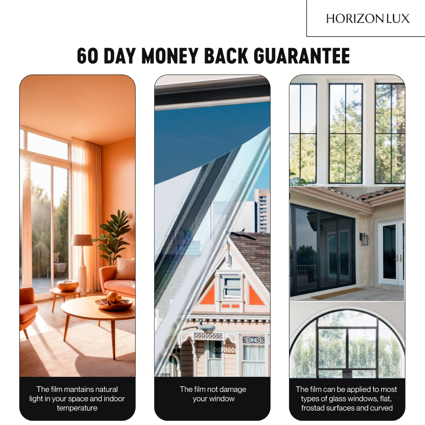 HorizonLux™ Window Privacy Film