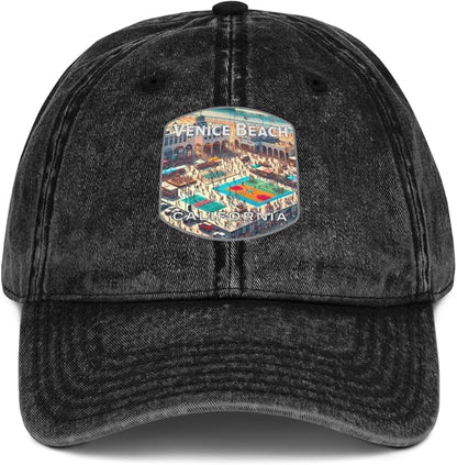 Los Angeles California Design 2 Unisex Mesh Back Trucker Hat – Adjustable Snapback with Silhouette Design